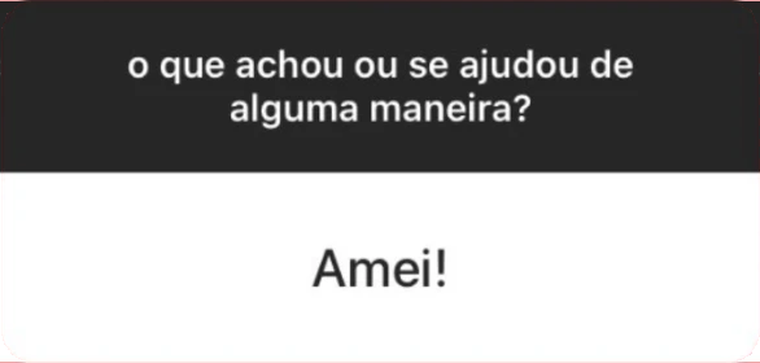 Feedback de cliente sobre leitura astrológica: “Amei!”